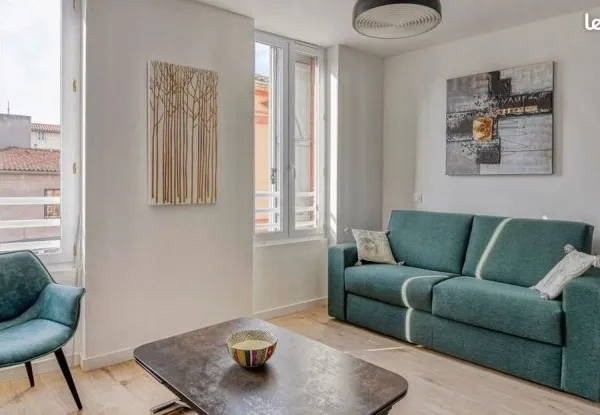 Studio lumineux 23 m² - Hyper centre Toulouse - Quartier Saint-Aubin