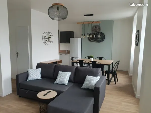 Superbe T3 hypercentre de 60m2 meublé et refait à neuf internet et netflix inclus
