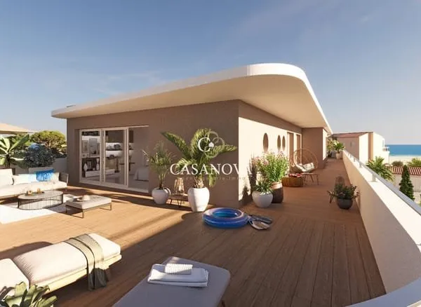 Exceptionelle villa sur le toit - vue mer - 121 m2 - roof top 170 m2 le Grau d'Agde