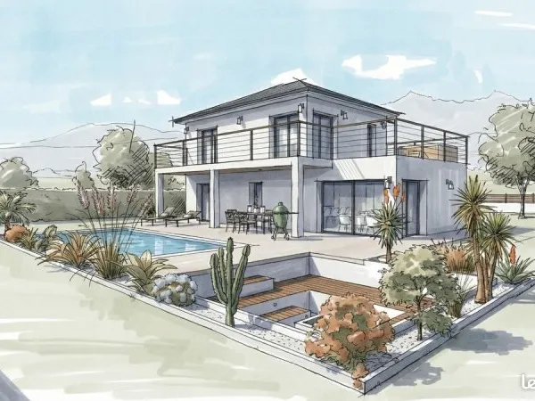 Maison neuve 141 m2 - Prestations haut de gamme - Maître d'oeuvre
