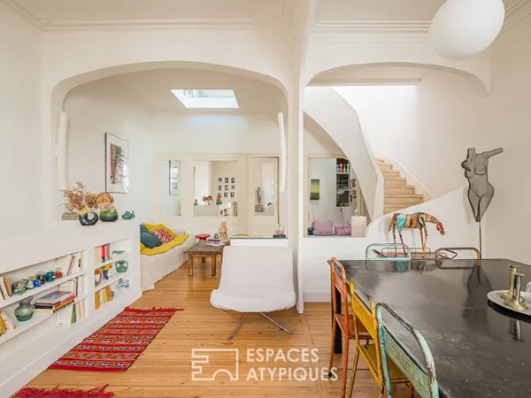 Maison familiale aux Chartrons, avec garage et terrasse sans vis-à-vis