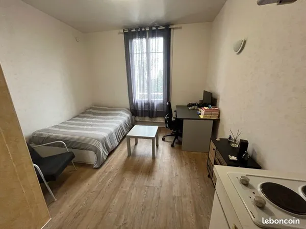 Studio meublé - 17m² - Rouen Rive Droite (Beauvoisine)
