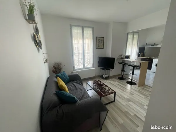 F2 meublé 35m2