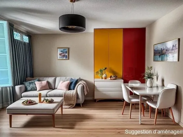 Appartement 1 pièce 19 m²