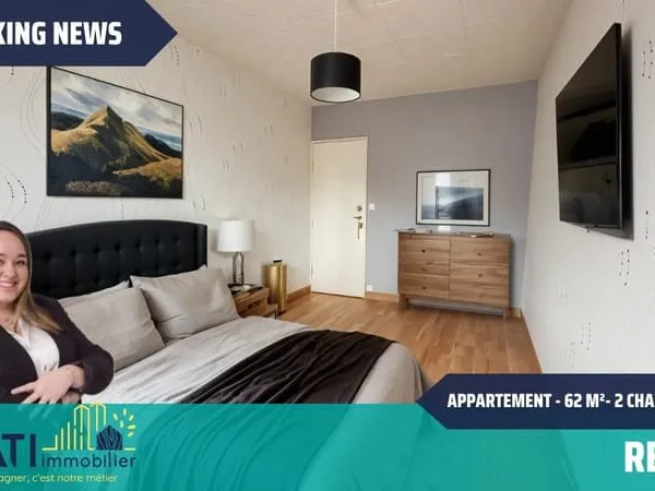 Appartement 3 pièces 62 m²
