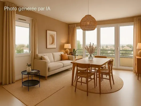 Appartement Type 4 avec Balcon - CHATEAUVILLAIN