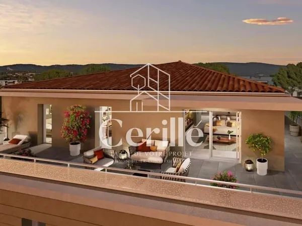 T4 d'exception - Terrasse de 53 m² - Double box