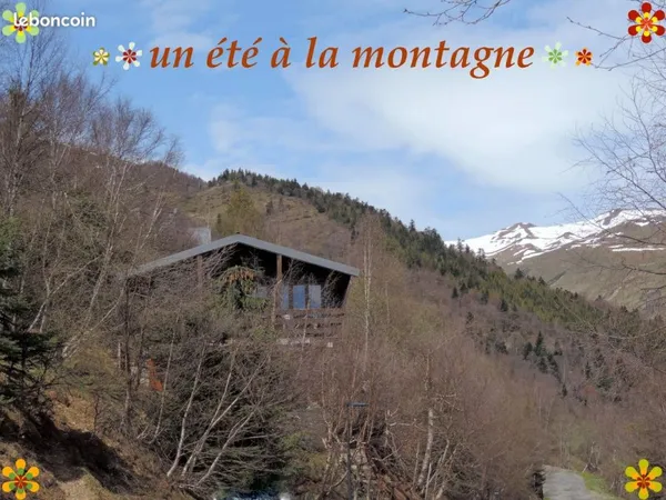 CHALET AU PRIX D UN APPARTEMENT Saint-Lary-Soulan superbe vue sur les montagnes entouré de forêts sa
