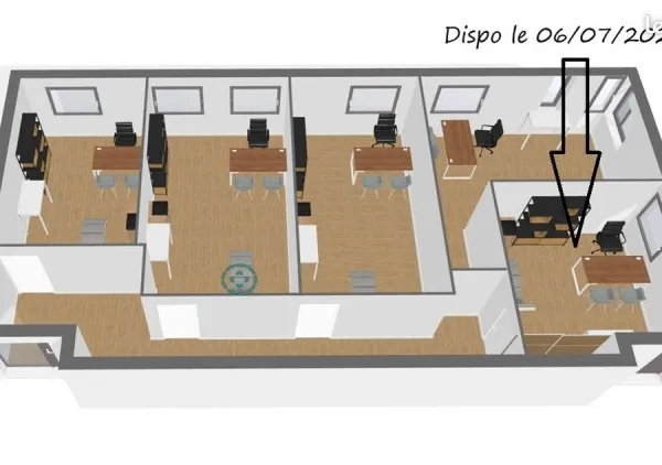 Bureaux dans l'AMIRAL à Bassens pour tout type de professionnel