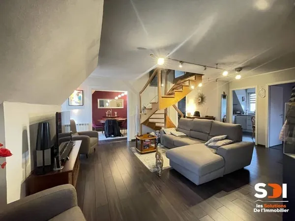 PLOBSHEIM - T4 DUPLEX DERNIER ETG 87M² + TERR + GGE/CAVE - PLOBSHEIM