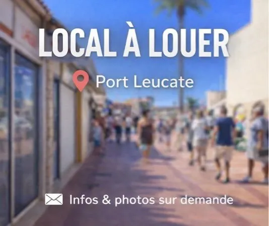 LOCAL COMMERCIAL PORT LEUCATE - glacier / snack