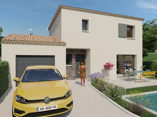 À vendre - Maison neuve 3 chambres, moderne à Puygiron (Drôme)