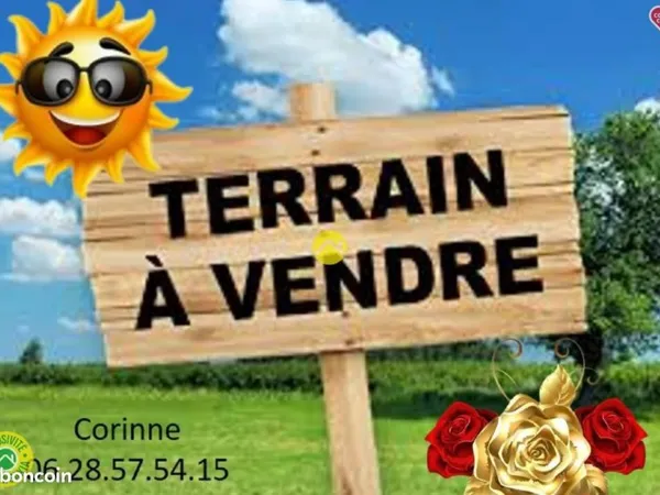 Terrain 1 042 m² Lunery