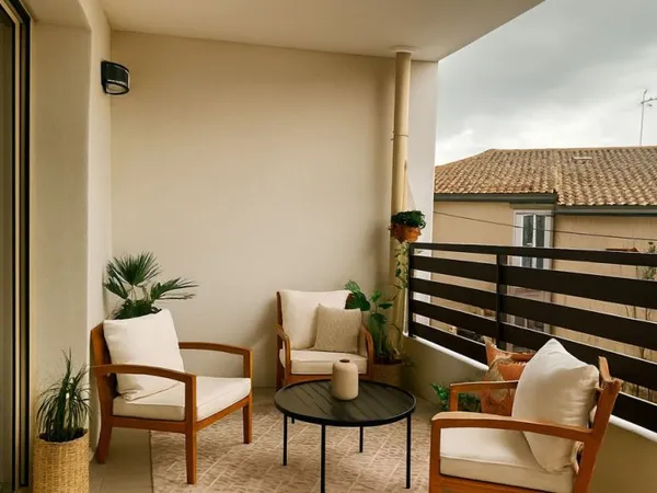 Appartement T3 avec terrasse à Nîmes Calme absolu et confort moderne