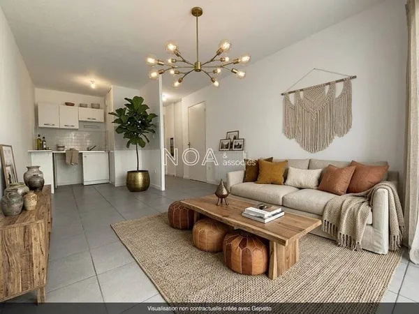 Appartement 2 pièces 43 m²