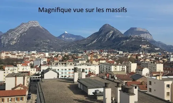 Grenoble Joseph Vallier - Appartement T4 de 84 m² en étage élevé