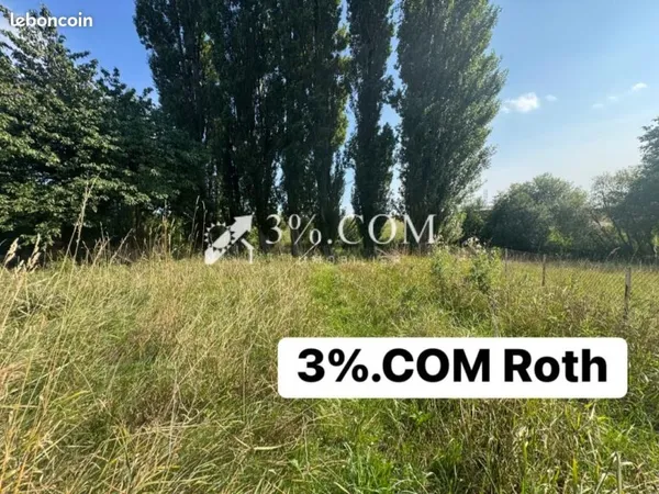 Terrain 700 m² Truchtersheim