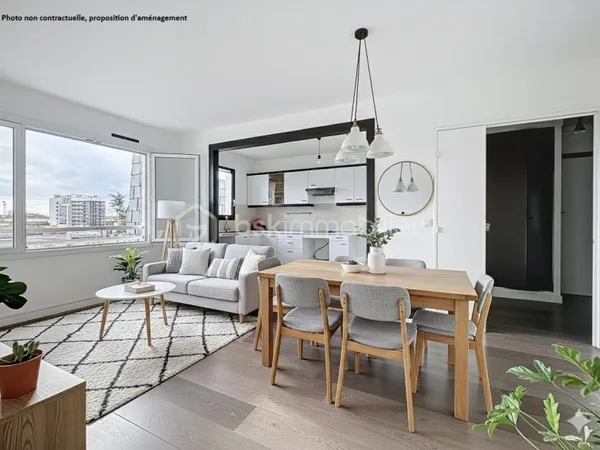 Appartement 3 pièces 62 m²