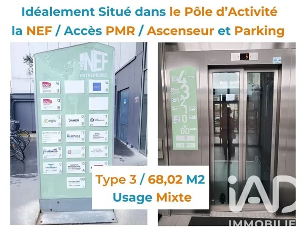 Vente Appartement 3 pièces
