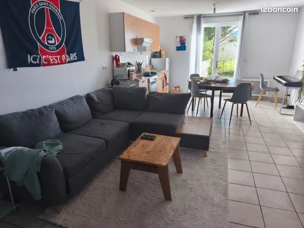 🏡 Maison jumelée T3 - 51,78 m² avec jardin & cave - 600