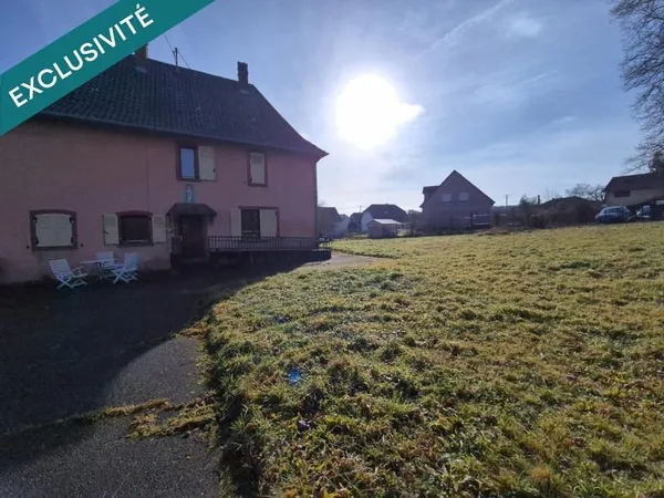 En exclusivité grande maison avec vaste terrain de 26 ares constructibles !