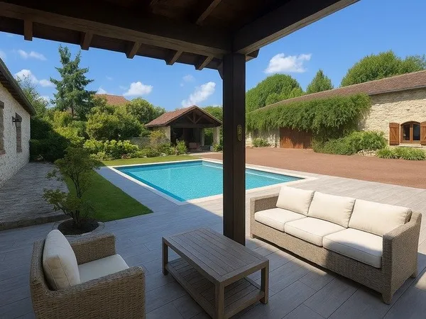 Propriete à vendre 7 pièces JOUY MAUVOISIN (78) - dépendance - garage - parcelle 2500 m²