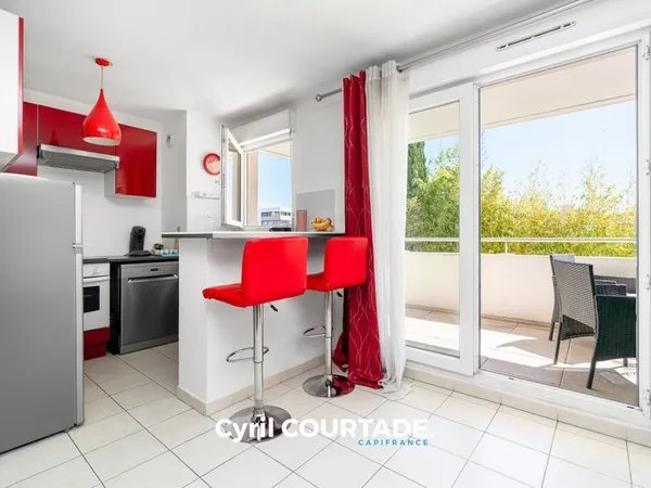 Montpellier, Dpt Hérault (34), Appartement 56 m² lumineux. Terrasse de 30 m²