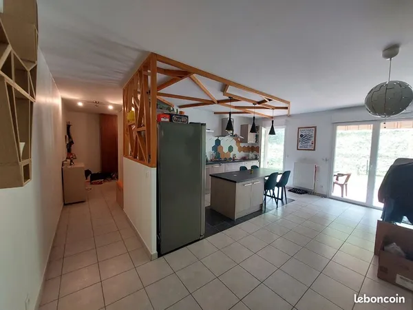 Grand appartement T2 + jardin
