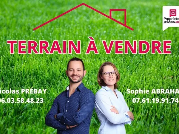 Terrain à bâtir à viabiliser de 1970 m² env