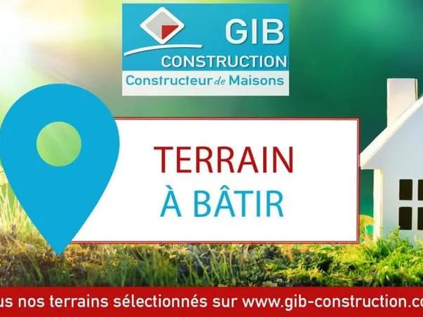 Terrain à bâtir de 2400 m² à ARBIS (33)