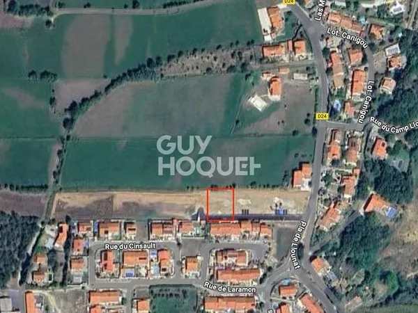 Terrain constructible 3 faces - 325m2