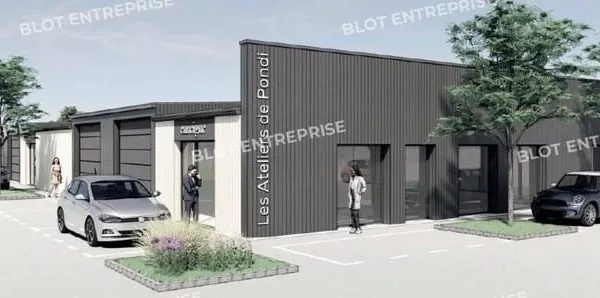Entrepôt 2 pièces 150 m²
