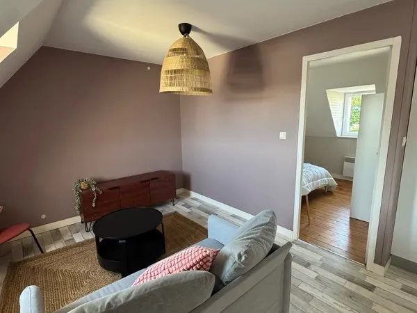 Appartement meublé 3 pièces 48 m², dernier étage