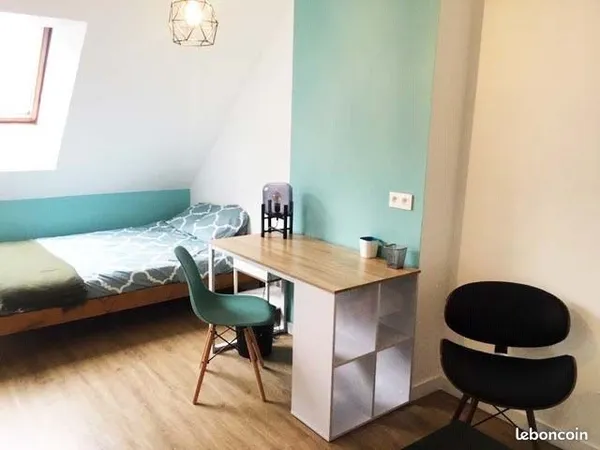 Chambre 20m2 avec douche