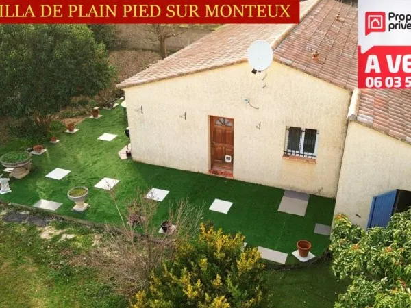 MONTEUX VILLA DE PLAIN PIED SUR TERRAIN 696 M2