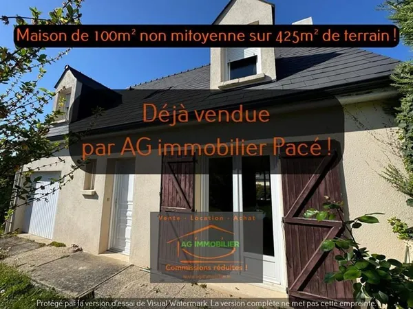 Pace en impasse à 600 mètres du bourg et 200 mètres du bus ma