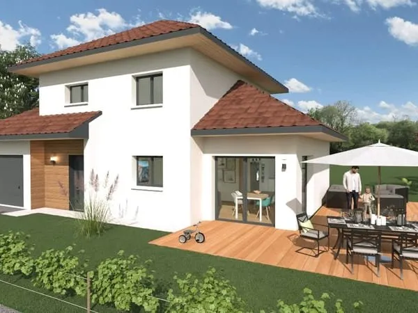 Maison en ossature bois à étage sur la commune de Savigny 74520