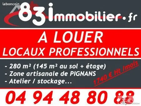 Local 145 m² Pignans