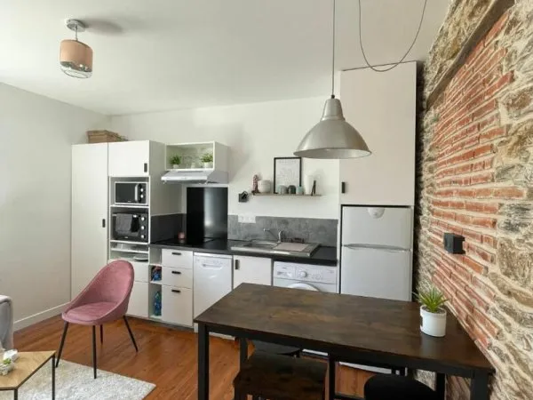 NANTES - APPARTEMENT T2 MEUBLÉ - RENOVÉ AVEC JARDIN - COUP DE COEUR