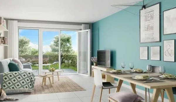 appartement à vendre 2 pièces ROISSY EN BRIE (77) 40m2 avec jardin et PK