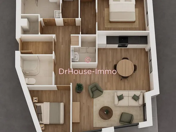 Appartement 75 m² à Lille