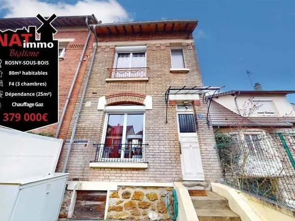 Maison 4 pièces 80 m²