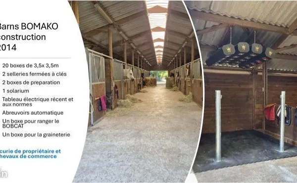 Ecurie avec maison de 140m2