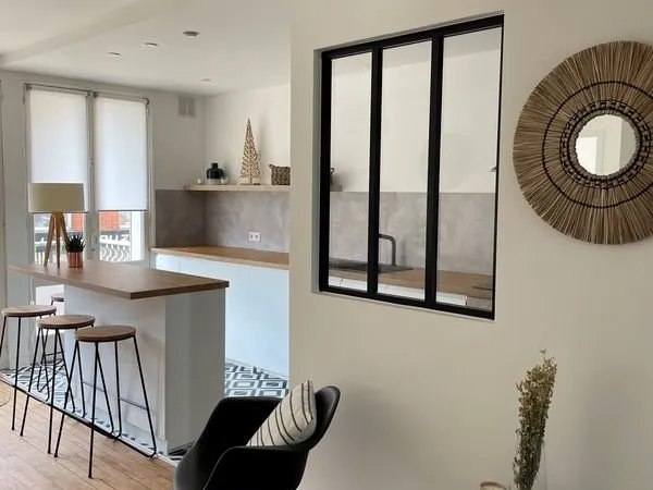 Chambre Colocation rénové et meublé design