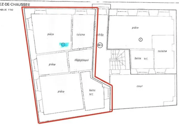 Appartement 2 pièces 52 m²