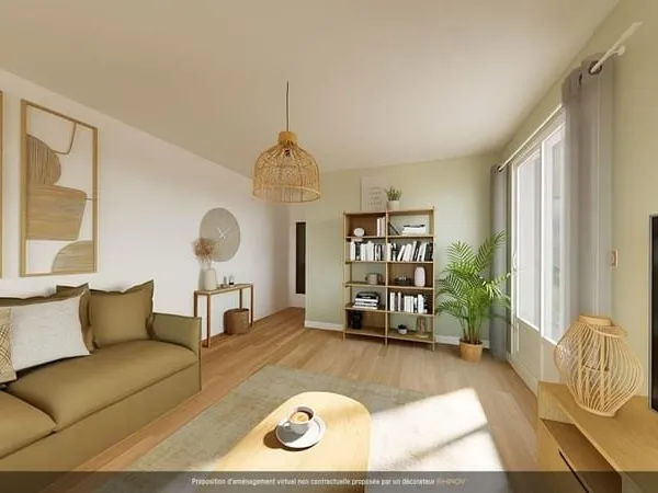 Appartement 2 pièces 55 m²