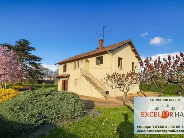 Maison familiale 5 piéces 116 m² JARDIN TERRAIN GARAGE 4 CHAMBRES BUREAU