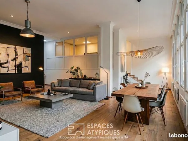 Loft 3 pièces 110 m²