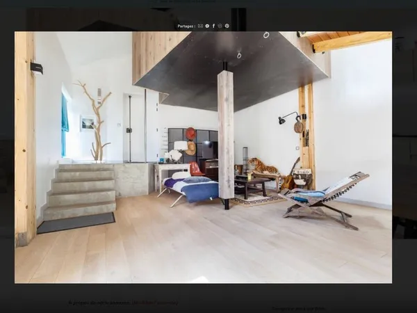 Chambre dans loft d’architecte 115m² avec terrasse
