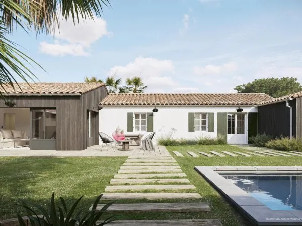ÎLE DE RÉ - Maison à vendre -ARS EN RÉ - Piscine.